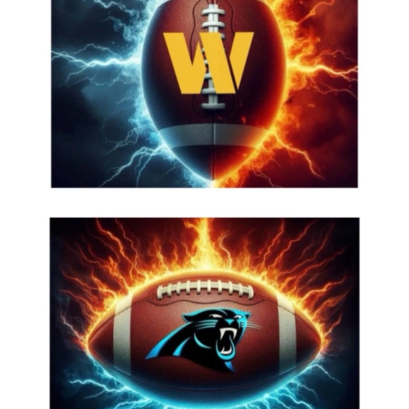 20oz tumblers w/ NFL Team Logo Footballs - Picture 11 of 16